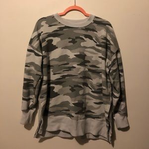 Aerie camo sweater